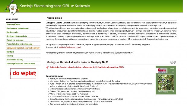 GGLLD o nakładach NFZ na stomatologię w 2013 r. w Małopolsce GGLLD o nakładach NFZ na stomatologię w 2013 r. w Małopolsce