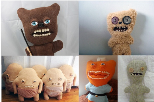 Zabawki hand-made straszą zębami Pluszak dentystyczny