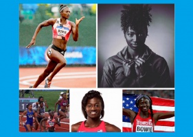 Tori Bowie. (źródło: Facebook) Olimpiada w Rio: jest medalistką, chce być dentystką