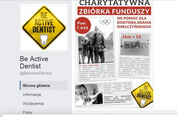 Potrzebna pomoc dla dentysty dr Andrzeja Smelczyńskiego BAD zbiera pieniądze dla lek. dent. Adama Smelczyńskiego