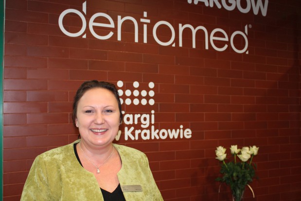 Beata Simon: targi DENTAMED nie myślą o stagnacji (Fot. infoDENT24.pl) Beata Simon: targi DENTAMED nie myślą o stagnacji