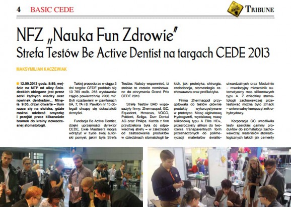 Be Active Dentist ma swój magazyn Be Active Dentist ma swój magazyn