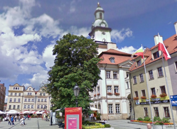 Jelenia Góra, miesce na ziemi dla Kamila Turka (źródło: Google Maps) Miejsce na ziemi dla dentysty