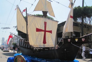 Dentysta na czele parady Columbus Day
