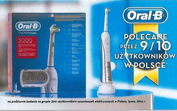 Reklama Oral b narusza przepisy Kodeksu Etyki Reklamy Reklama szczoteczek znów pod lupą Rady Etyki Reklamy