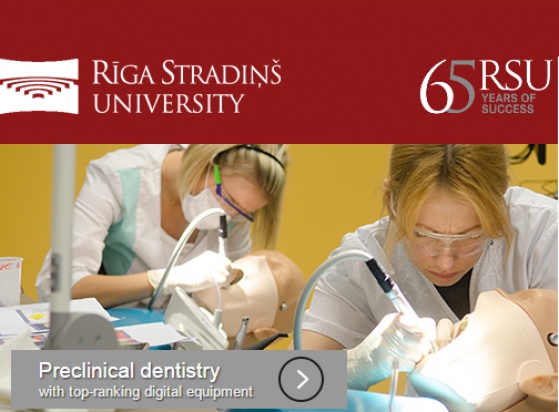 Riga Stradun University Ryga zaprasza zagranicznych studentów stomatologii