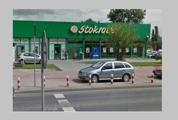 Miejsce przestępstwa (źródło: Google maps) Zuchwała szajka złodziei pasty do zębów