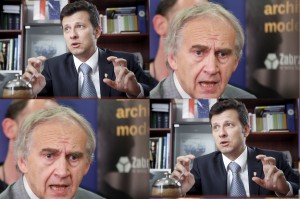 Marek Michalak RPD i Marian Zembala minister zdrowia (foto: Fotolia/PTWP) Zdrowy uśmiech dziecka – priorytetem MZ i RPD