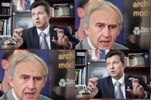 Marek Michalak RPD i Marian Zembala minister zdrowia (foto: Fotolia/PTWP) Zdrowy uśmiech dziecka – priorytetem MZ i RPD