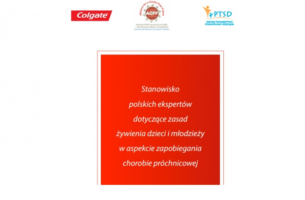 Kodeks żywienia dzieci i młodzieży Jest kodeks żywienia dzieci i młodzieży w walce z próchnicą