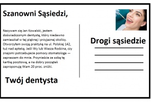 Sąsiad pacjentem dentysty (foto: freeimagesphotos) Sąsiad Twoim pacjentem. Warto się nad nim pochylić?