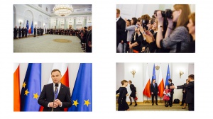 Nominacje profesorskie wręcza prezydent Andrzej Duda (foto: Eliza Radzikowska-Białobrzewska) Prezydent Andrzej Duda wręczył nominację profesorską Joannie Zarzeckiej