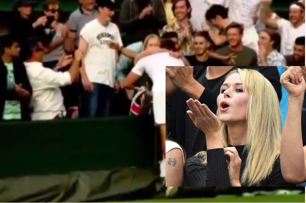 Dentystka Jennifer Bate podczas Wimbledonu (gratulacje dla zwycięzcy) Wimbledon: to ona jest zdecydowaną zwyciężczynią