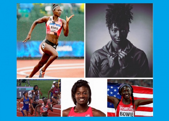Tori Bowie. (źródło: Facebook) Olimpiada w Rio: jest medalistką, chce być dentystką