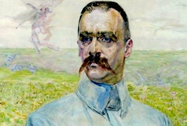 Józef Piłsudski obraz Jacka Malczewskiego Z archiwum infoDENT24.pl: Józef Piłsudski jego zęby i sumiaste wąsy