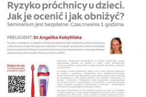 Szkolenie on-line na temat profilaktyki próchnicy Webinarium na temat dziecięcej próchnicy
