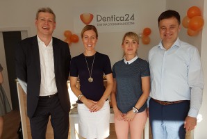 Uruchomienie placówki Dentica24 w Wodzisławiu Śląskim (źródło: FB) Dentica24 szuka dentystów w Wodzisławiu Śląskim