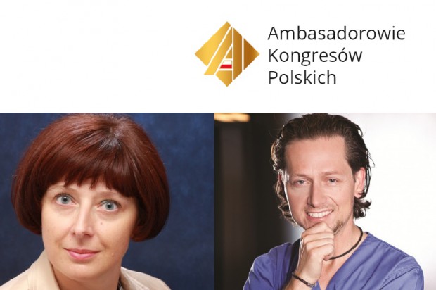 prof. dr hab. n. med. Ingrid Różyło-Kalinowska oraz dr n. med. lek. stom. Maciej Żarow Prof. Ingrid Różyło-Kalinowska i dr Maciej Żarow Honorowymi Ambasadorami Kongresów Polskich