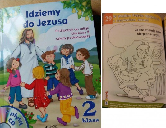 Wątek stomatologiczny w podręczniku do religii Cierpienie dziecka na fotelu stomatologicznym
