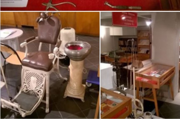 Wystawa zabytkowego sprzętu stomatologicznego (fot. Facebook) GUMed: wystawa stomatologiczna