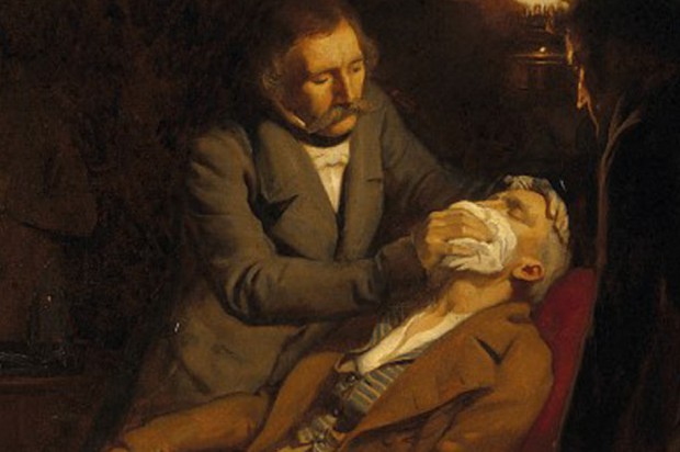 Dentysta wykonał pierwszą narkozę (źródło: Wikipedia) Dentysta to zrobił: 171 lat od pierwszej narkozy