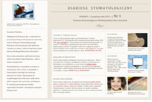 Diariusz Stomatologiczny Ruszył Diariusz Stomatologiczny WIL