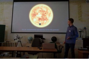 Gabriel Murawski: astronom dentysta (foto: FB) Student stomatologii spogląda notorycznie w gwiazdy