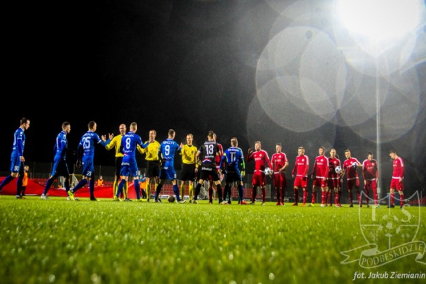 Drużyna TS Podbeskidzie foto: Jakub Ziemianin Piłkarze Podbeskidzia zaopiekowani przez Rodenticę