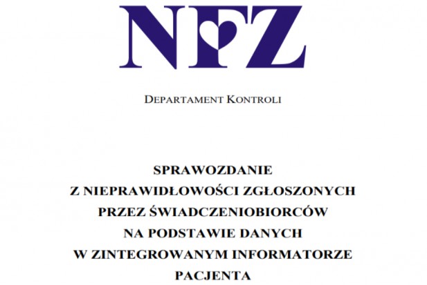 Bez nazwy.png NFZ opublikował listę nieprawidłowości, prym wiedzie stomatologia