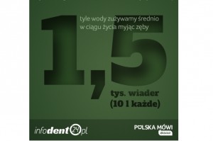 Duuużo wody do mycia zębów Polska mówi #aaa (3/14)