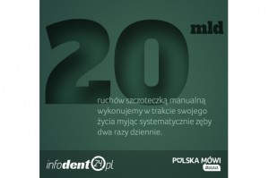 Astronomiczne liczby podczas mycia zębów Polska mówi #aaa (6/14)