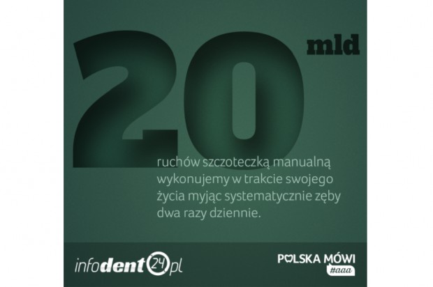 Astronomiczne liczby podczas mycia zębów Polska mówi #aaa (6/14)
