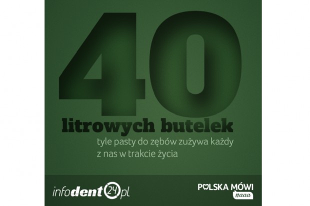 40 l past do zębów na głowę człowieka Polska mówi #aaa (7/14)