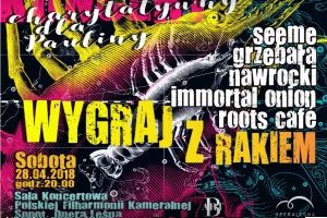 "Wygraj z Rakiem - Charytatywnie dla Pauliny" Koncert wsparcia dla chorej dentystki