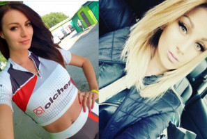Od lewej Paulina Chamara i Kornelia Sikora - podprowadzające higienistki stomatologiczne (foto: FB) Higienistki stomatologiczne podprowadzają