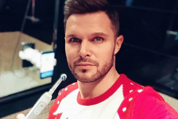 Marek Kaliszuk (fot. Instagram) Aktor naznaczony dentystkami sadystkami
