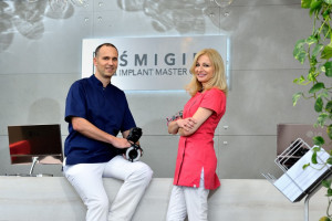 dr Barbara Urbanowicz-Śmigiel i dr Tomasz Śmigiel (foto: archiwum) Śmigiel Implant Master Clinic w sieci Medicover Stomatologia