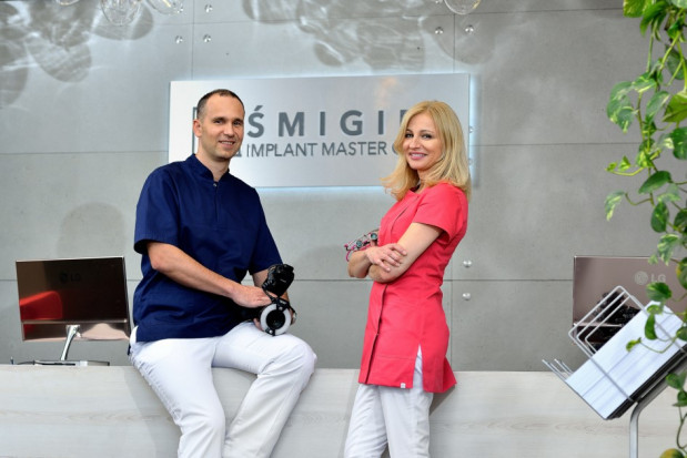 dr Barbara Urbanowicz-Śmigiel i dr Tomasz Śmigiel (foto: archiwum) Śmigiel Implant Master Clinic w sieci Medicover Stomatologia