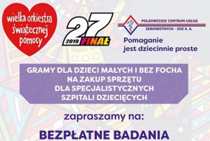 Dentyści dla WOŚP W Polkowicach dentyści z PCUZ grają w WOŚP