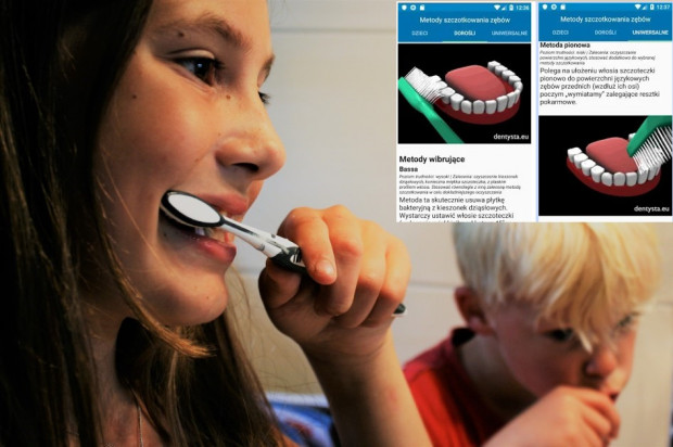 Dentysta stworzył aplikację uczącą prawidłowo szczotkować zęby