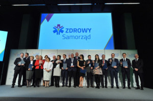 Laureaci konkursu "Zdrowy samorząd" w 2018 r. (foto: PTWP) Nagroda „Zdrowy samorząd” za program profilaktyki stomatologicznej