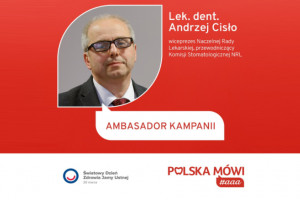 Andrzej Cisło ambasador akcji „Polska mówi #aaa!” Ambasadorzy akcji „Polska mówi #aaa!”