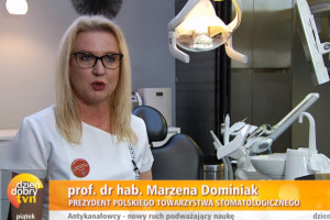 prof. Marzena Dominiak w DTV Teoriom antykanałowców zdecydowane