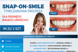 Snap-On-Smile zamiast dentysty? Larum grają! Snap on smile atakuje