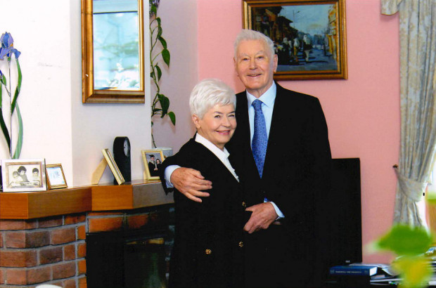 Prof. Honorata Shaw z małżonkiem (foto: archiwum) Honory dla Prof. Honoraty Shaw