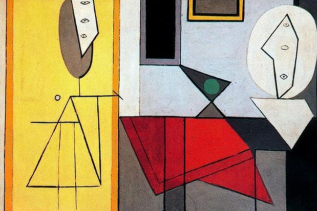 Sztuka Pablo Picasso Dentysta handlował fałszywym Picassem