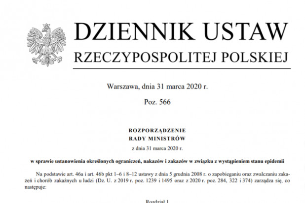 O stomatologii w rozp. RM Koronawirus: o stomatologii w rozporządzeniu RM ograniczającym swobodę przemieszczania się