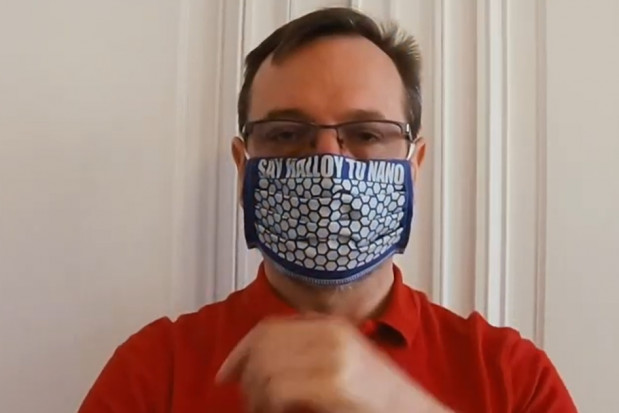Norbert Duczmal (źródło: YT) Koronawirus: nanomaseczka zbawieniem?