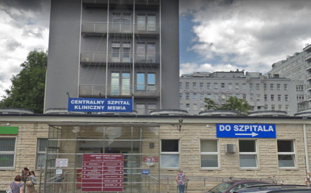 Szpital MSWiA w Warszawie (źródło: Google Maps) Koronawirus: CSK MSWiA rozpoczyna testowanie nowego leku
