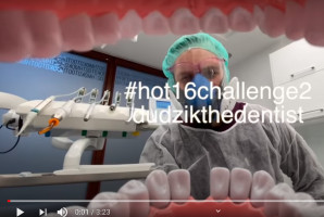 Dentysta Michał Dudziński w akcji #Hot16Challenge2